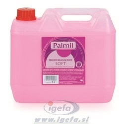 Milo Palmil Soft 5l roza tekoče milo za roke dermatološko testirano