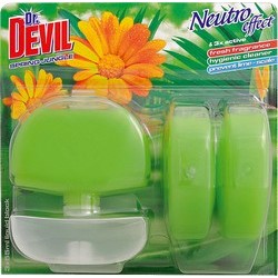 Dr. Devil1 3x55ml (12) tekočina za WC školjke polnila z obešanko, Natur