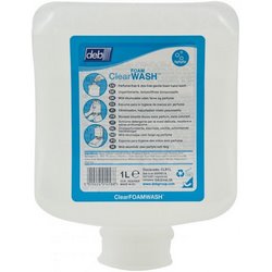 DEB Clear Foam pure 1l (6) peneče milo za roke v kartuši neparfumirano, Ecolabel