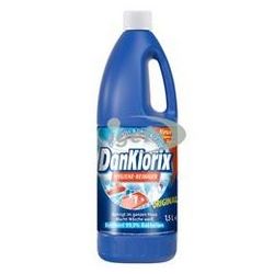 Dan Klorix 1,5l (8)+ dnevno čiščenje sanitarij sredstvo na osnovi klora