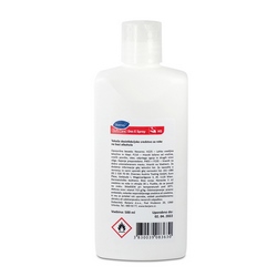 Soft Care Des E Spray H5 5l alkoholna dezinfekcija rok (2) VAH-lista, nalivanje v dozator