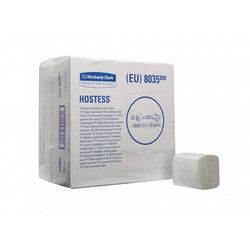 KC Hostess toaletni lističi beli, 2sl, 32x250l, 11x18,6cm 8000/1, 100% reciklaža