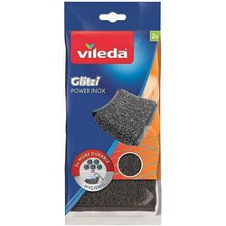 [013596] Vileda Glitzi inox Power 2/1+ kovinski čistilec posode (15) 