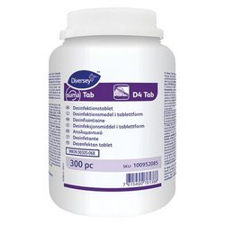 [013916] Suma Tab D4 300 tablet (4) za dezinfekcijo površin s klor 1 tab=2,4g