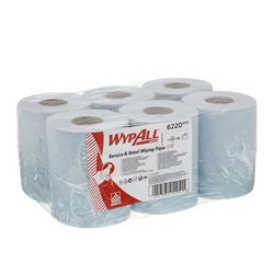 [016836] KC Wypall Reach L10 1sl., 6/1 modra brisača v roli,6x280l centralni izvlek